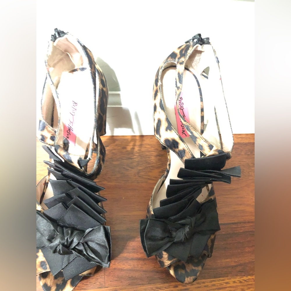 Betsey Johnson Cheetah Heels